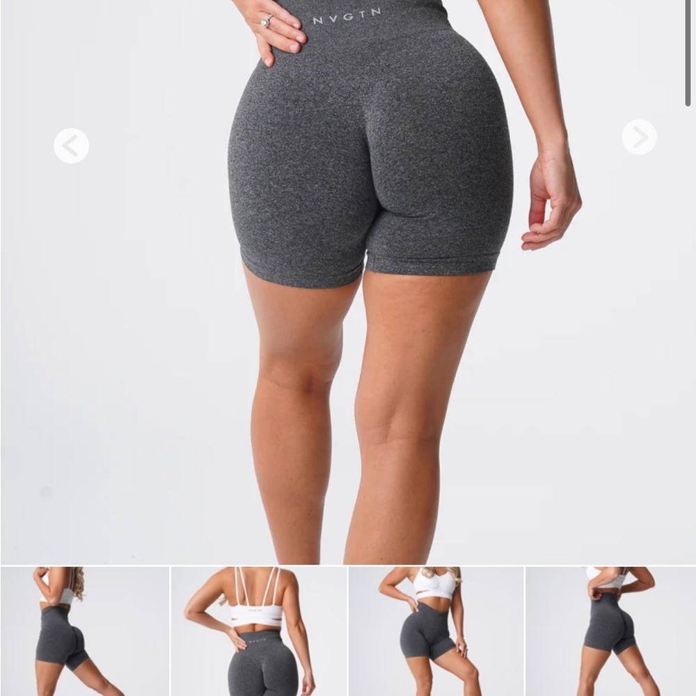 NVGTN Women's Charcoal Bike Shorts